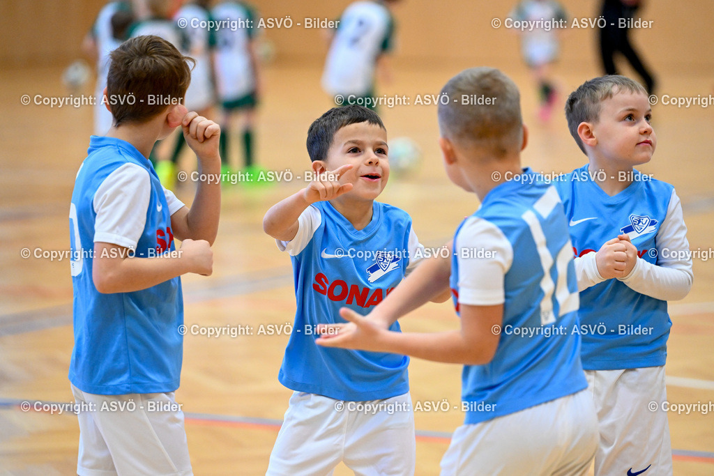 ASVÖ_ Fussballturnier SV Gallneukirchen_ 08.02.2025-13 | 08.02.2025, Gallneukirchen, AUT, ASVÖ, Fussball Nachwuchs Hallenturnier 2025, SV Gallneukirchen im Bild Teilnehmer U 7©Harald Dostal / fodo.media - Realisiert mit Pictrs.com