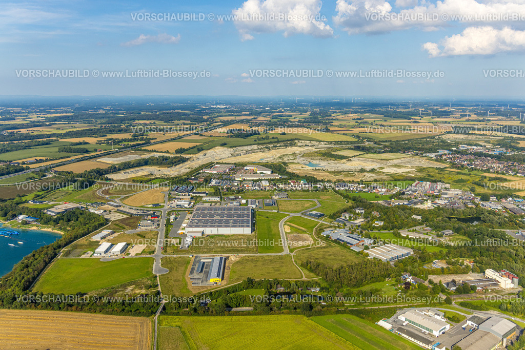 Beckum230804937 | Luftbild, Gewerbegebiet Obere Brede und Grevenbrede, Beckum, Münsterland, Nordrhein-Westfalen, Deutschland