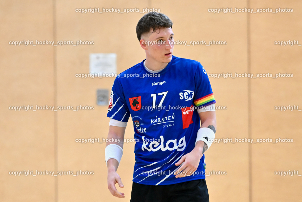 SC Ferlach vs. HC Linz AG 11.10.2023 | #17 PAVLOV Hari SC Ferlach, SC Ferlach vs. HC Linz AG 11.10.2023, SC Ferlach vs. HC Linz AG am 11.10.2023 in Ferlach (Ballspielhalle Ferlach), Austria, (Photo by Bernd Stefan)