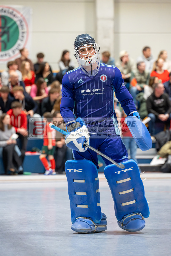 SFE_20260131_0142 | Mönchengladbach, Deutschland, 31.01.26: Hallenhockey 1. Bundesliga Herren Playoff zwischen Crefelder HTC - UHC Hamburg im GHTC Halle am 31.01.2026 in Mönchengladbach, Deutschland. (Foto von Stephan Fehrmann)Mönchengladbach, Germany, 31.01.26: Hallenhockey 1. Bundesliga Herren Playoff between Crefelder HTC - UHC Hamburg in GHTC Halle at 31.01.2026 in Mönchengladbach, Deutschland. (Foto from Stephan Fehrmann)