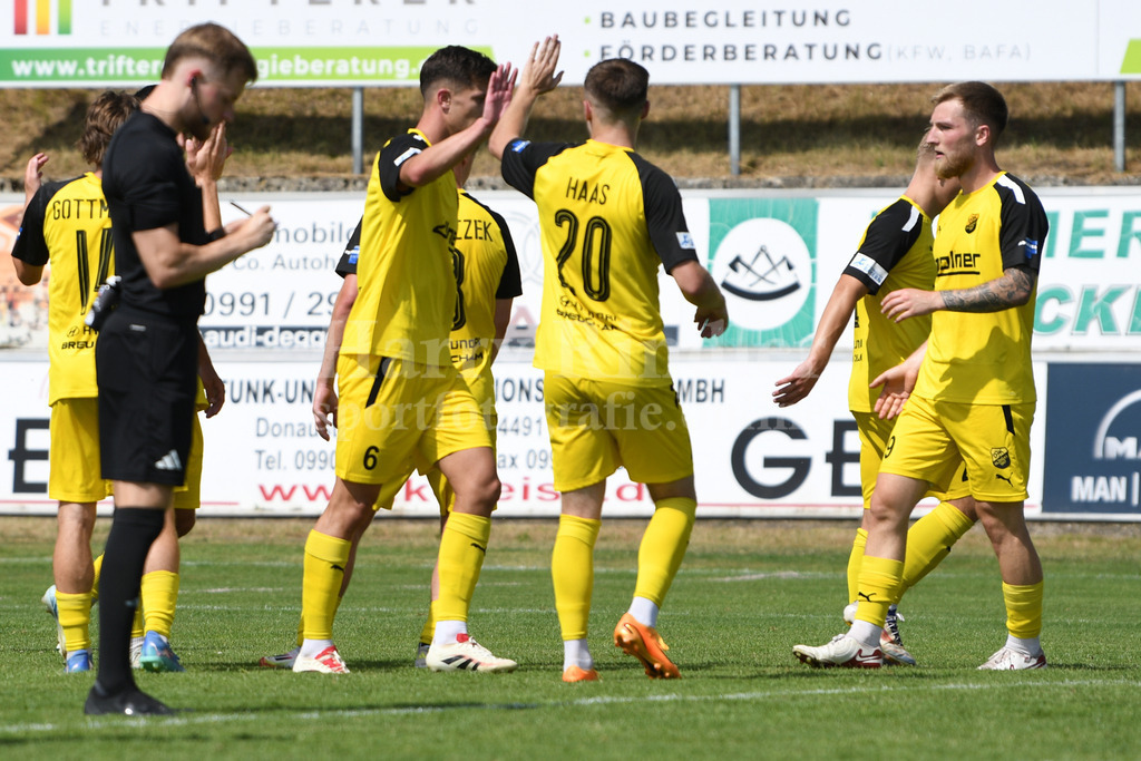 Testspiel TSV Seebach : DJK Vilzing vom 05.07.2025 | Torschütze Mario Kufner (DJK Vilzing #6) wird gefeiert - Realisiert mit Pictrs.com