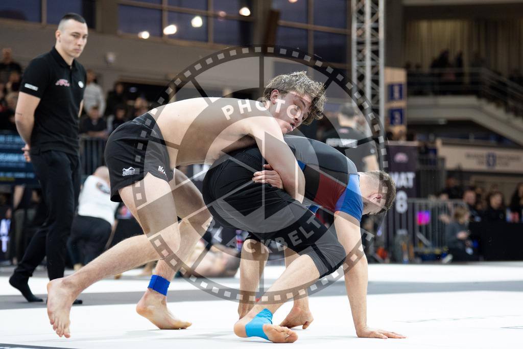 20260214PBB0742 | Fighters compete during the ADCC European Trials  competition day 1 in Belgrade, Serbia, on February 14, 2026.
