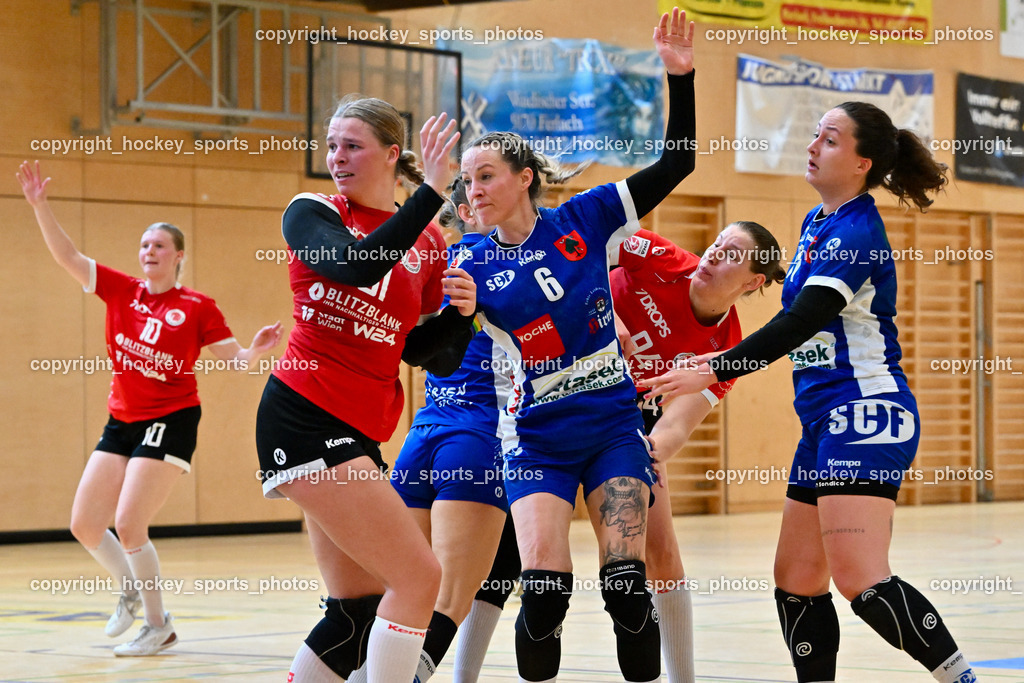 SC Ferlach Damen vs. WAT Atzgersdorf 18.5.2023 | #81 BOHNEN Alina, #94 NAGY Krisztina, #6 KAVALAR Anna-Maria, #71 Voncina Luna