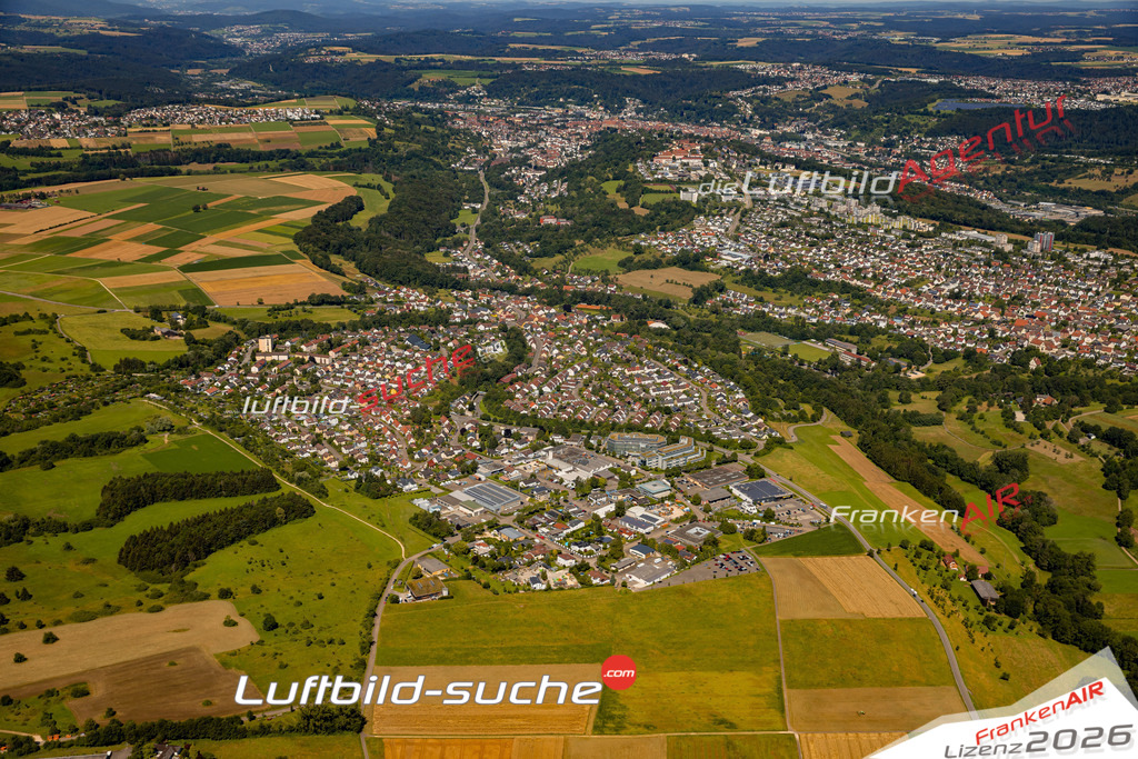 Das Luftbild zeigt : Unterbettringen Schwäbisch Gmünd - Die Luftaufnahme wurde 2024 vom UL-Flugzeug aus erstellt ( keine Drohne ) - Hochauflösende Luftaufnahme - Für grossformatige Ausdrucke geeignet. Die Geschenkidee !Mit Lizenz und Bildrechte bestellbar