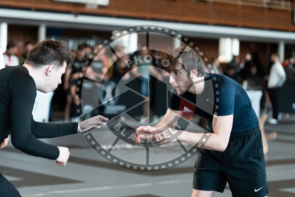 20251129PBB7225 | Fighters compete during the luta livre competition ILLCS XI winter edition on November 29, 2025 in Hannover, Germany.