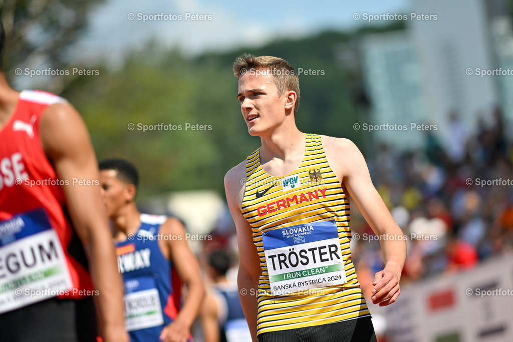 U18 EM - Ben Tröster_6 | U18-EM am 18.07.2024 in Banska BrysticaFoto: DLV/Kai Peters - Realisiert mit Pictrs.com