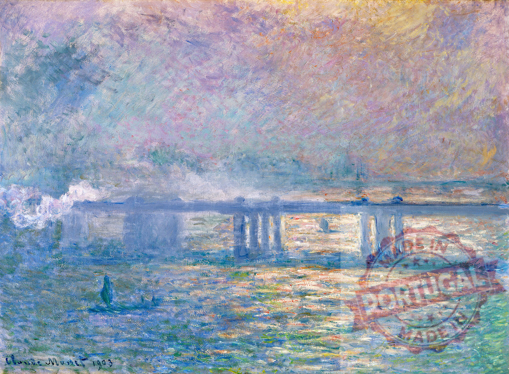 Claude Monet's Charing Cross Bridge (1903) famous painting. Original from the Saint Louis Art Museum. Digitally enhanced by rawpixel. | Claude Monet's Charing Cross Bridge (1903) famous painting. Original from the Saint Louis Art Museum. Digitally enhanced by rawpixel. - Realized with Pictrs.com