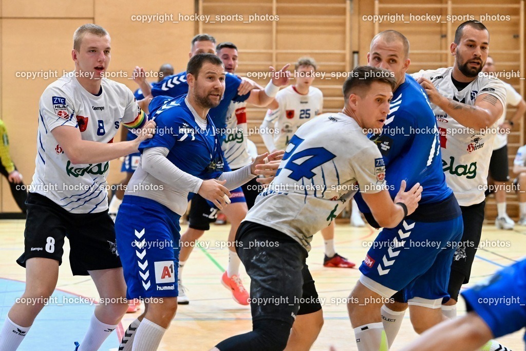 SC Ferlach vs. RK Zagreb 24.8.2023 | #8 Knapp Simon, #27 Ivan Cupic,  #81 Milicevic Adrian, #24 Jovanovic Mladan, #13 Edin Klis