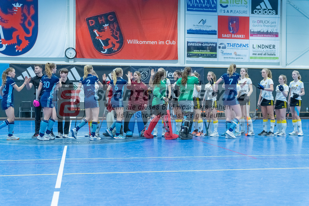 HK_20240303_108804 | 1. Halbfinale Deutsche Meisterschaft WU16 am 3.3.2024 Halle DHC, Düsseldorf ,