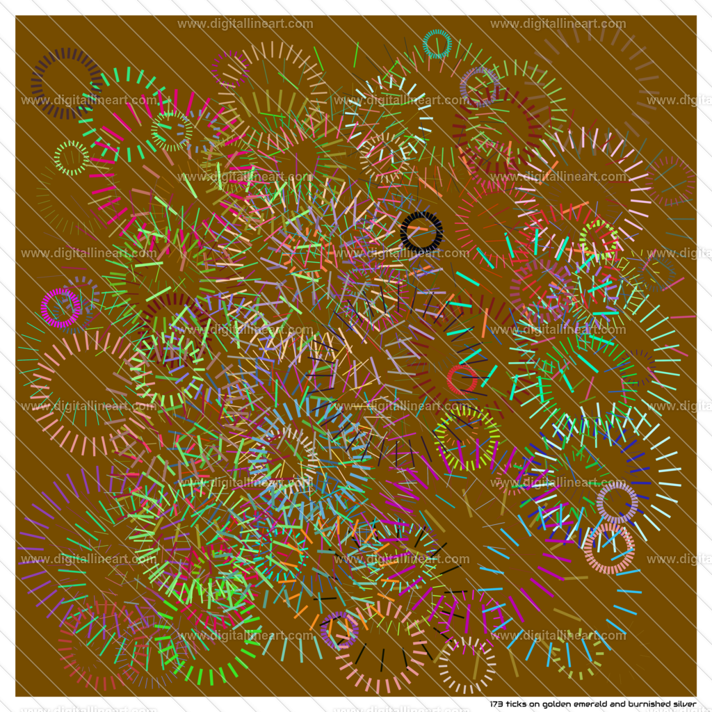 173-ticks-golden-emerald-and-burnished-silver | digitallineart - Realisiert mit Pictrs.com