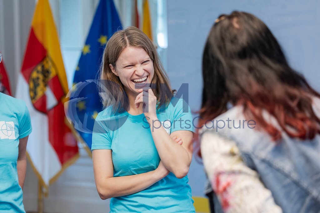 TM-20250605-0003 | Pressetermin mit Landesrätin Sara Schaar, Fachreferent für Jugend Joachim Zmölnig, der Dreikönigsaktion und Katholischen Jungschar.Spiegelsaal, Klagenfurt, Österreich.Copyright: TM Sportscapture/Matthias Trinkl