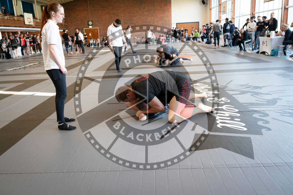 20240309PBB6911 | Fighters compete during the International Luta Livre (ILLCS) Spring Championship in Hannover, Germany, on March 9, 2024.