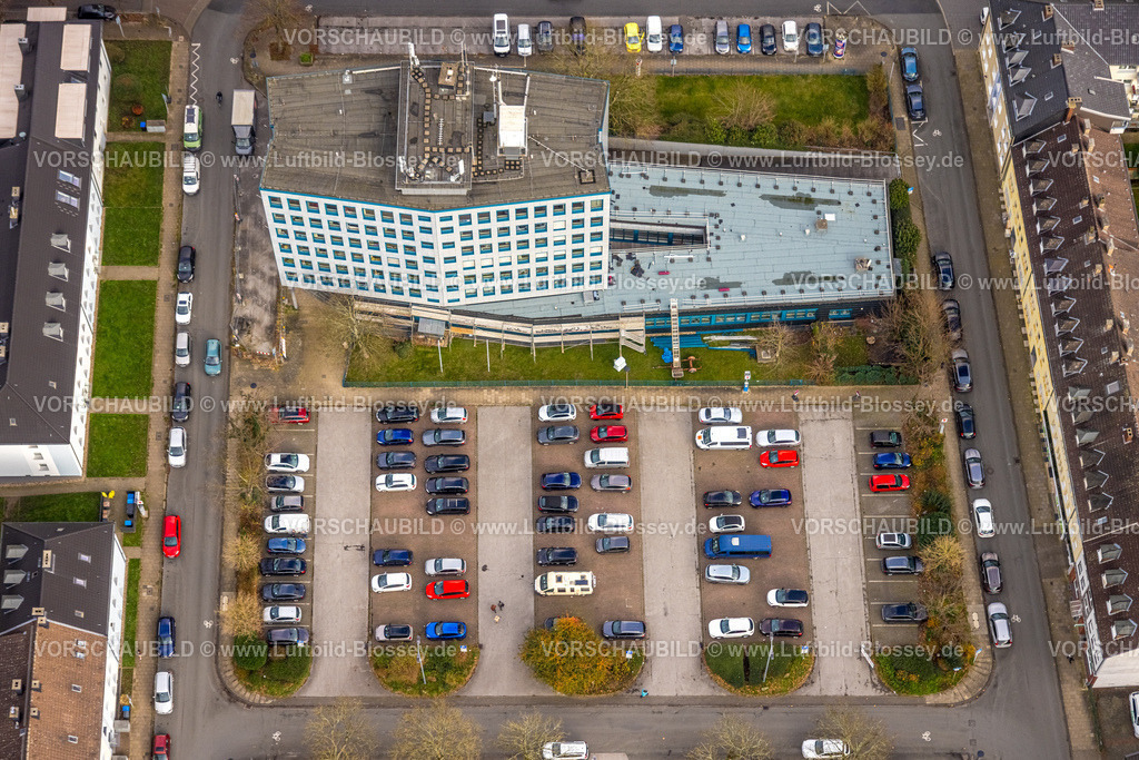 Hattingen251200342 | Luftbild, Finanzamt Hattingen und Parkplatz, Hattingen, Ruhrgebiet, Nordrhein-Westfalen, Deutschland