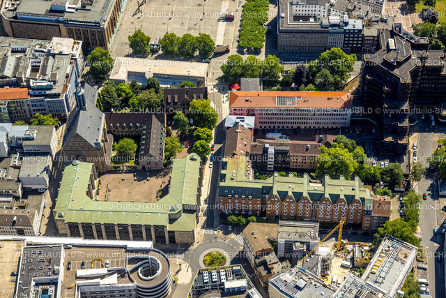 Dortmund220704857 | Luftbild, Kath. Probsteikirche St. Johannes Baptist, Propsteihof, City, Dortmund, Ruhrgebiet, Nordrhein-Westfalen, Deutschland