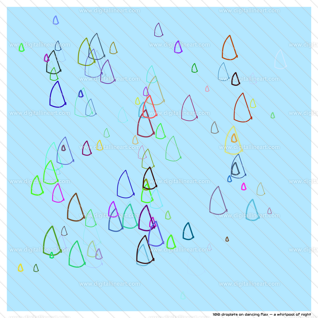 100-droplets-dancing-flax-a-whirlpool-of-night | digitallineart - Realisiert mit Pictrs.com