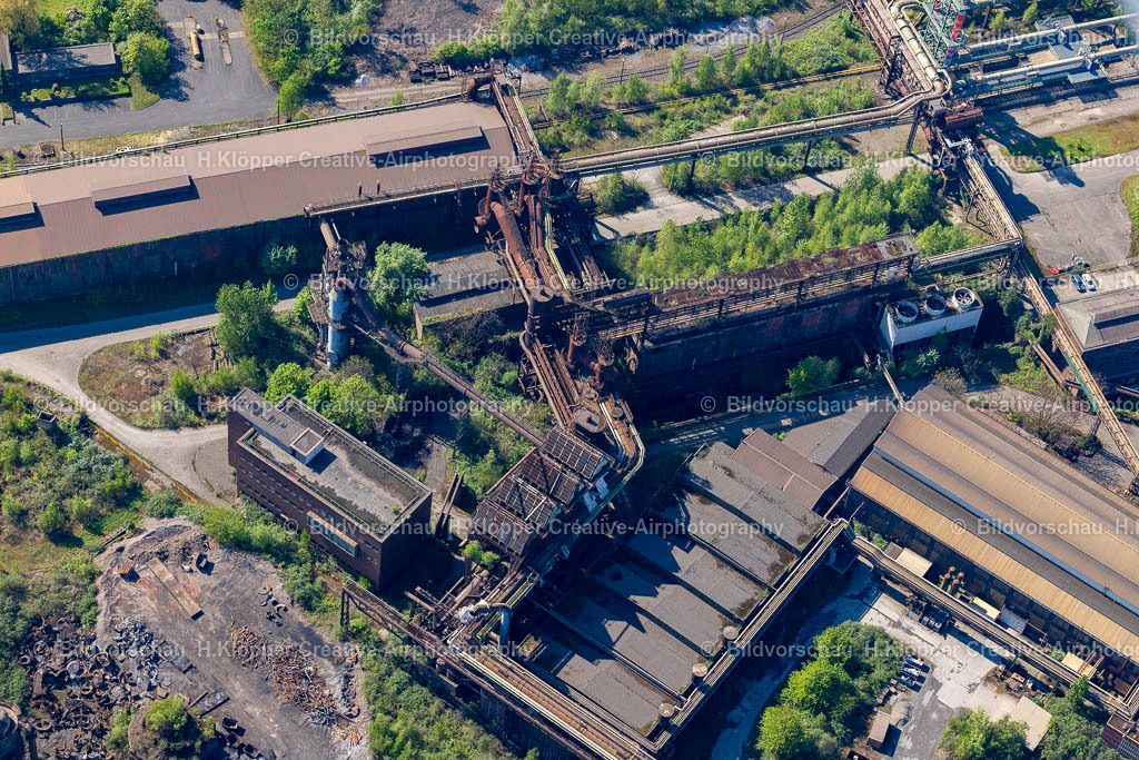 Luftbilder Duisburg -0618 | Luftbildfotografie Luftaufnahme Hochöfen von ThyssenKrupp in Duisburg im Bundesland Nordrhein-Westfalen - Realisiert mit Pictrs.com