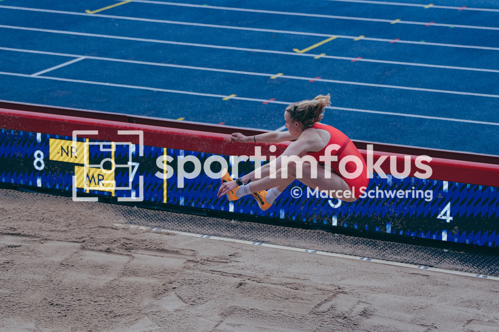 Deutsche Meisterschaften der Frauen und Männer 2026 | Imke Daalmann, TSV Bayer o4 Leverkusen, Weitsprung, Deutsche Meisterschaften der Frauen und Männer 2026, Lohrheidestadion Bochum-Wattenscheid, 26.07.2026. Foto: Marcel Schwering / sportimfokus - Realisiert mit Pictrs.com