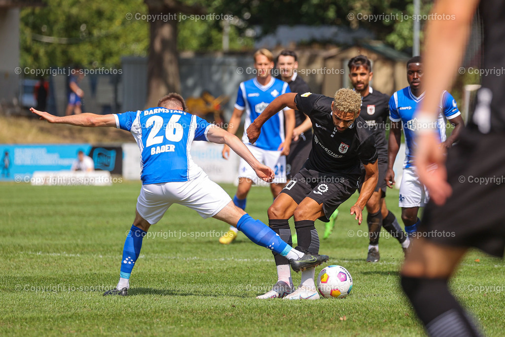Giessen_Darmstadt (107) | 16.07.2023; Testspiel; Waldstadion Gießen; FC Gießen - SV Darmstadt 98; Ergebnis: 2:0 (0:0)