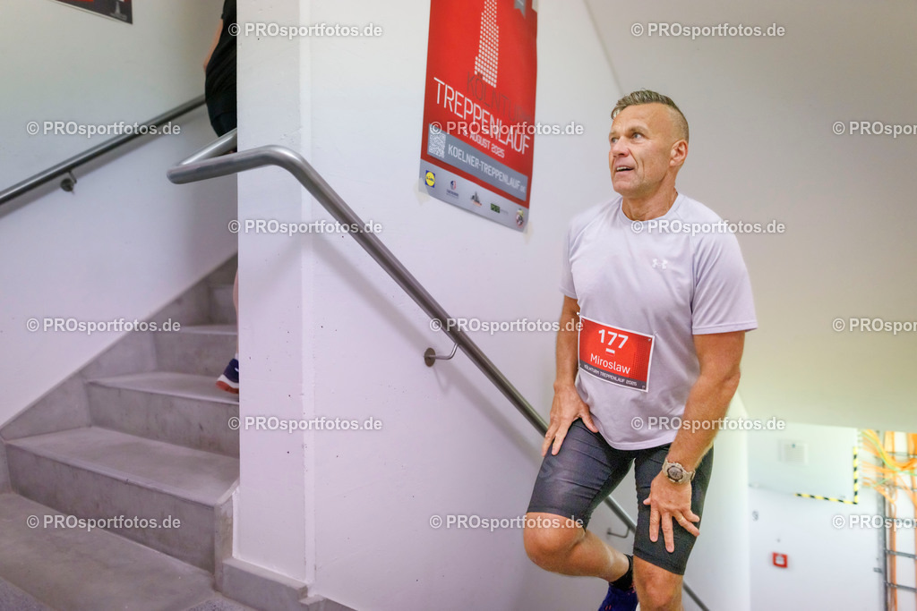 KölnTurm Treppenlauf; Köln, 03.08.2025 | Impressionen vom KölnTurm Treppenlauf am 03.08.2025 in Köln (Nordrhein-Westfalen). 