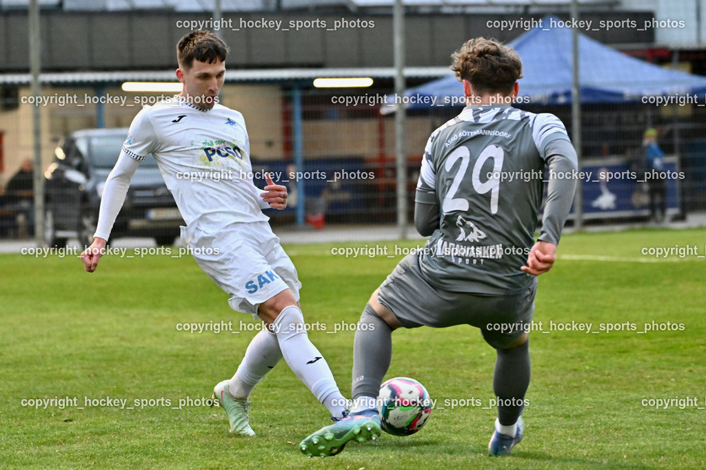 SAK vs. ASKÖ Köttmannsdorf | #29 Andraz Zinic SAK, #29 Sebastian Salbrechter ASKÖ Köttmannsdorf, SAK vs. ASKÖ Köttmannsdorf, SAK vs. ASKÖ Köttmannsdorf am 02.04.2026 in Klagenfurt (Sportpark Welzenegg), Austria, (Photo by Bernd Stefan)