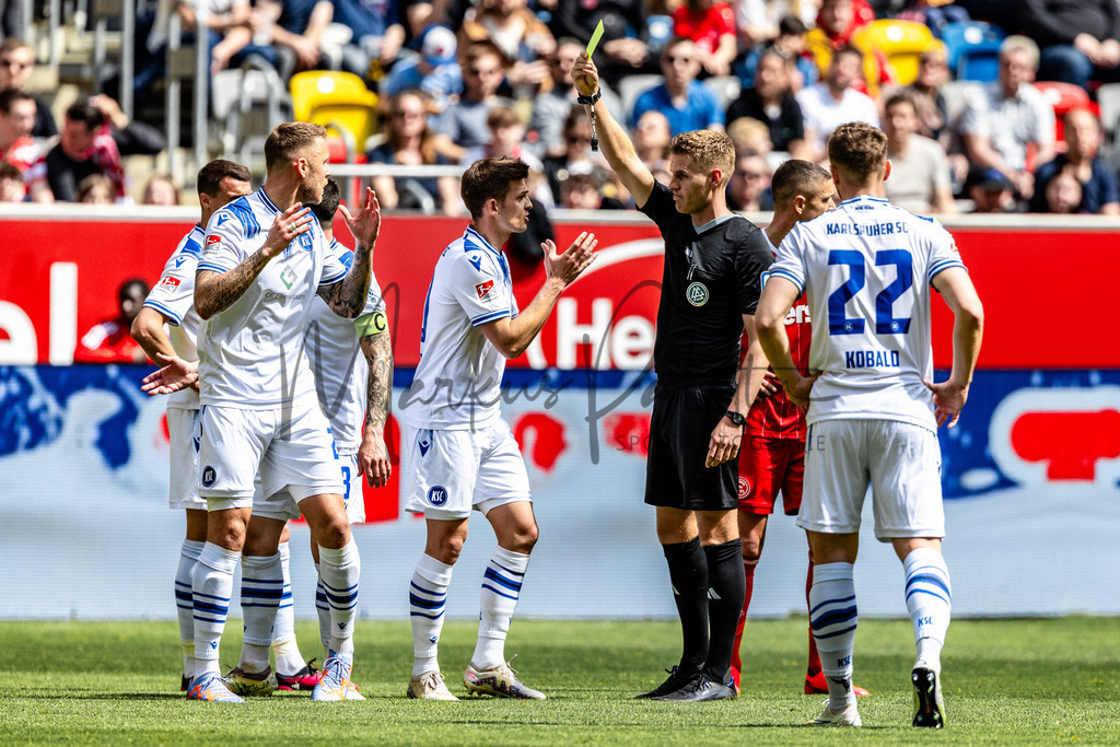 Fortuna Düsseldorf vs. Karlsruher SC | Düsseldorf, 30.04.2023: 2. Bundesliga, 30. Spieltag, Fortuna Düsseldorf gegen Karlsruher SC in der Merkur Arena in Düsseldorf. Foto: sportfotografie.ms | Markus Paletta - Realisiert mit Pictrs.com