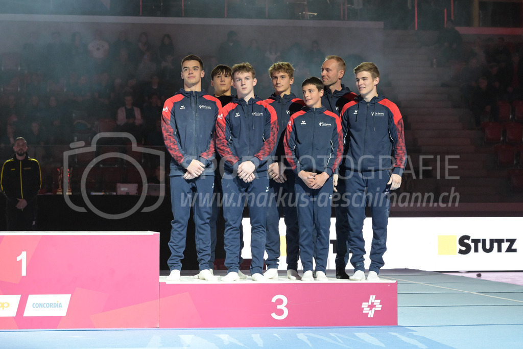 Schweizer Meisterschaften Kunstturnen Mannschaften Männer (B) - 22. November 2025 | Schweizer Meisterschaften Kunstturnen Mannschaften Männer (B)AXA Arena, WinterthurBild: Sportfotografie Markus Aeschimann | www.markus-aeschimann.ch - Realisiert mit Pictrs.com