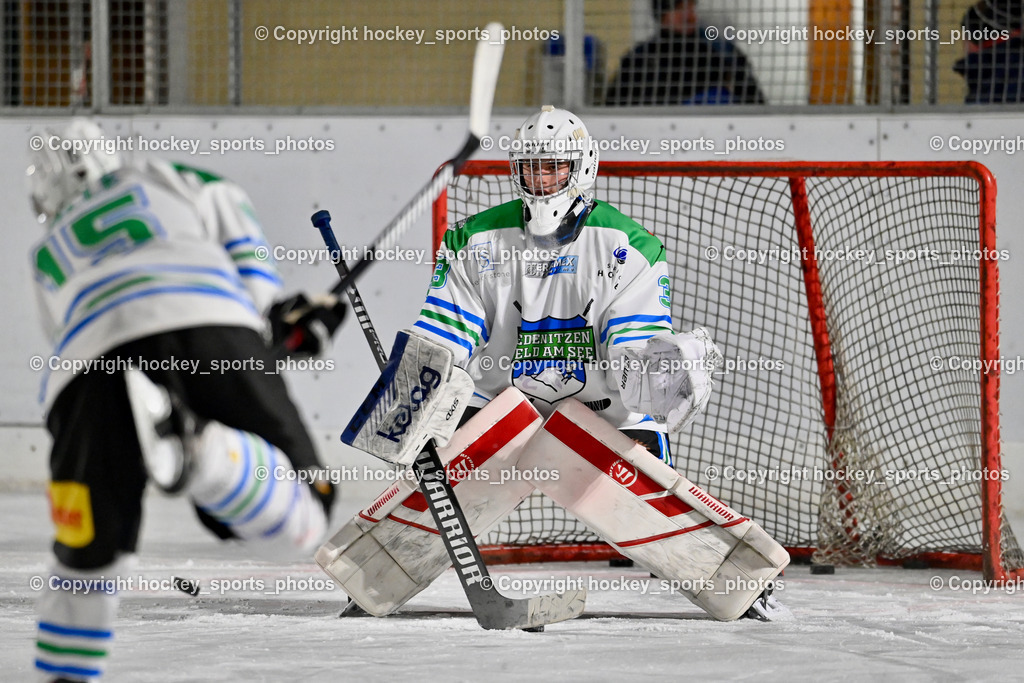 EC Tigers Paternion vs. EC Feld am See Ledenitzen | #33 Buchacher Sylvester Feld am See Ledenitzen, EC Tigers Paternion vs. EC Feld am See Ledenitzen, EC Tigers Paternion vs. EC Feld am See Ledenitzen am 19.01.2025 in Villach (Eisplatz Paternion), Austria, (Photo by Bernd Stefan)
