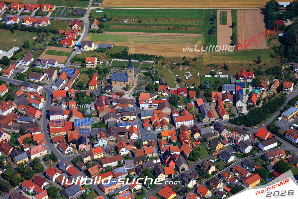 Die Luftaufnahme Ebing -  wurde vom UL-Flugzeug (keine Drohne) aus fotografiert.Hohe Druck- Auflösung-die Geschenkidee!