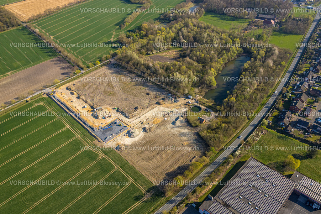 Ascheberg250400335 | Luftbild, Neubaugebiet Vennkamp , Ascheberg, Münsterland, Nordrhein-Westfalen, Deutschland,