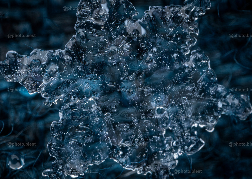 Schneeflocke #3 | Eine (von vielen) filigranen Schneeflocken in meinem ersten Makro-Schneeflocken-Winter. - Realisiert mit Pictrs.com