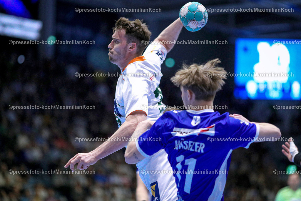 Gum1HBL27042401002 | 27.04.2024, Gummersbach, Handball, Liqui Moly Bundesliga, 30.Spieltag, Schwalbe-Arena, VfL Gummersbach - HSG Wetzlar: Hendrik Wagner (HSG Wetzlar)