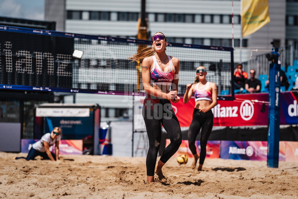 Beachvolleyball | Frauen | Allianz German Beach Tour 2025 | Tourstop Hamburg | 29.05.2025 | Mila Jancar jubelt