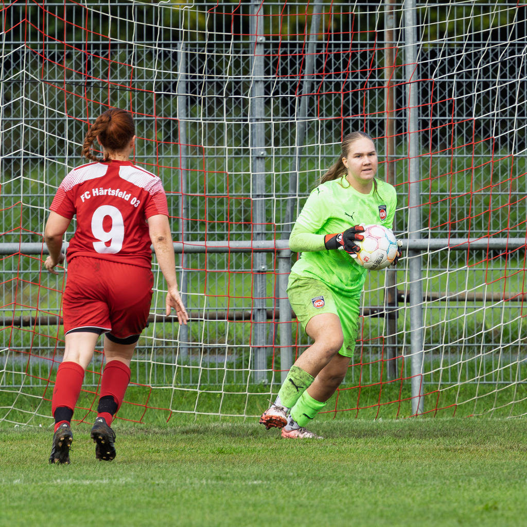HÄRFCH_250914_7536 | FC Härtsfeld 03 vs. 1.FC Heidenheim 1846 II, Fußball, Frauen, Bezirksliga, 2025/2026, 1. Spieltag, 14.09.2025 in Dischingen(Foto: Michael Bulling) - Realisiert mit Pictrs.com