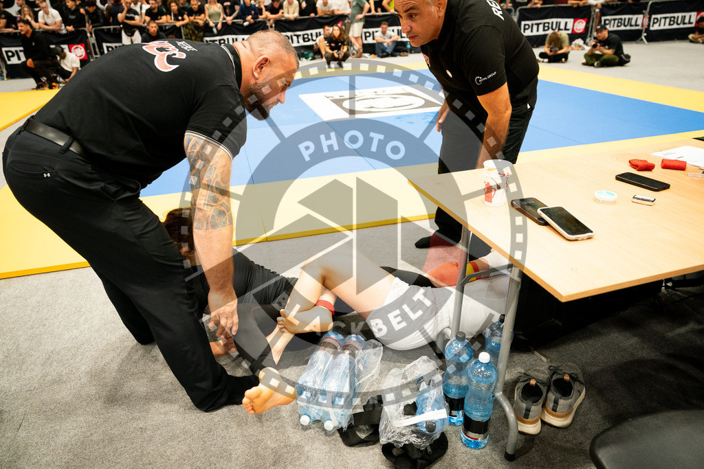 20250906PBB3806 | Fighters compete during the ADCC European Trials  competition in Warsaw, Poland, on September 6, 2025.