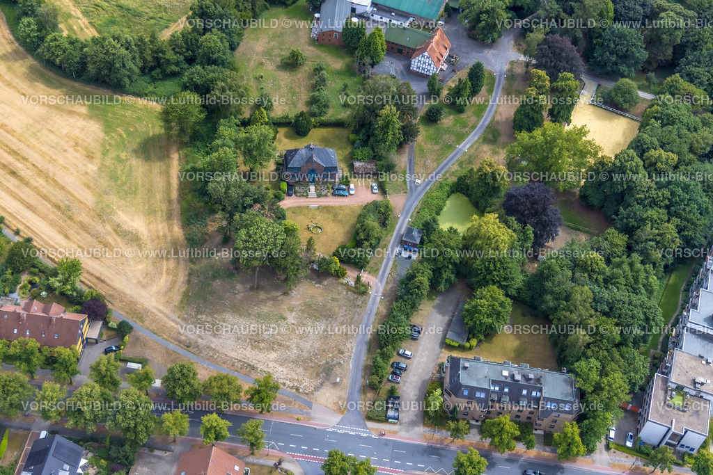 Hamm220707297 | Luftbild, Rodung mit Baustelle an der Marker Allee Ecke Dunantweg und Haus Kentrop, Mitte, Hamm, Ruhrgebiet, Nordrhein-Westfalen, Deutschland
