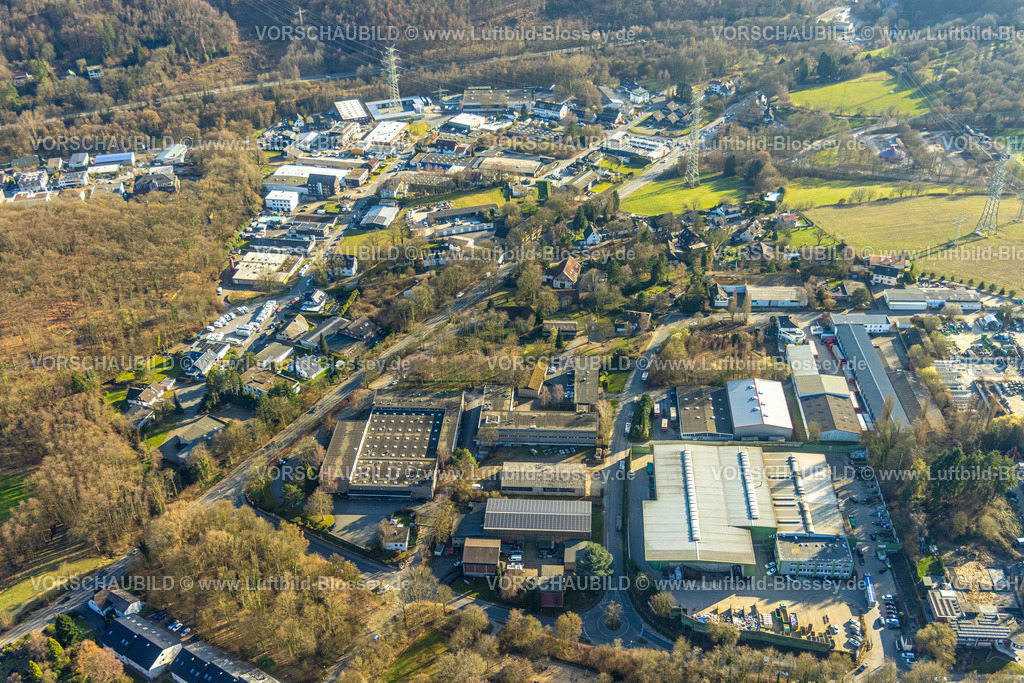 Herdecke260304129 | Luftbild, Gewerbegebiet Leerfeldstraße, Gahlenfeldstraße und Wendekreis, Ostende, Herdecke, Ruhrgebiet, Nordrhein-Westfalen, Deutschland