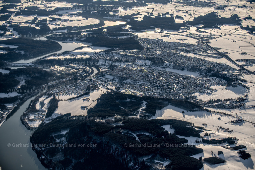 3900437 | Gesamtaufnahme Schongau, Lech im Winter