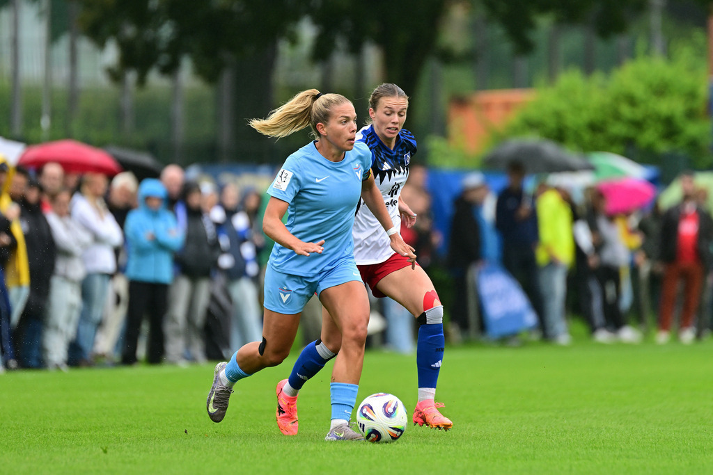 Fußball I Frauen I Saison 2025-2026 I Testspiel I Hamburger SV - FC Viktoria 1889 Berlin | Der Sportfotograf. - Realisiert mit Pictrs.com