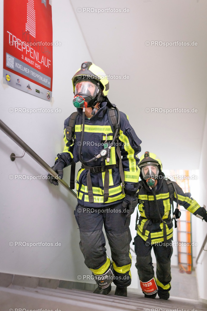 KölnTurm Treppenlauf; Köln, 03.08.2025 | Impressionen vom KölnTurm Treppenlauf am 03.08.2025 in Köln (Nordrhein-Westfalen). 
