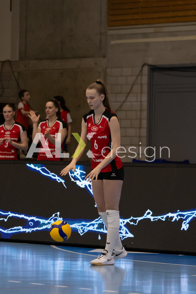 Volleyball I Frauen I Saison 2025-2026 I Volleyball NLA | Women I 1/4 Finals I VC Kanti Schaffhausen - BIWI Volleyball Franches-Montagnes I 21.02.2026 | 6 Nina Cavka (CH) (VC Kanti Schaffhausen) – Aussen - Realisiert mit Pictrs.com