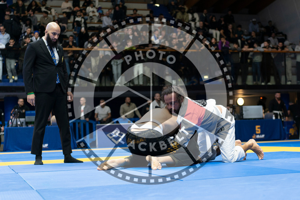 20240119PBB2895 | Fighters compete during the IBJJF European Championship in Paris, France, on January 19, 2024.