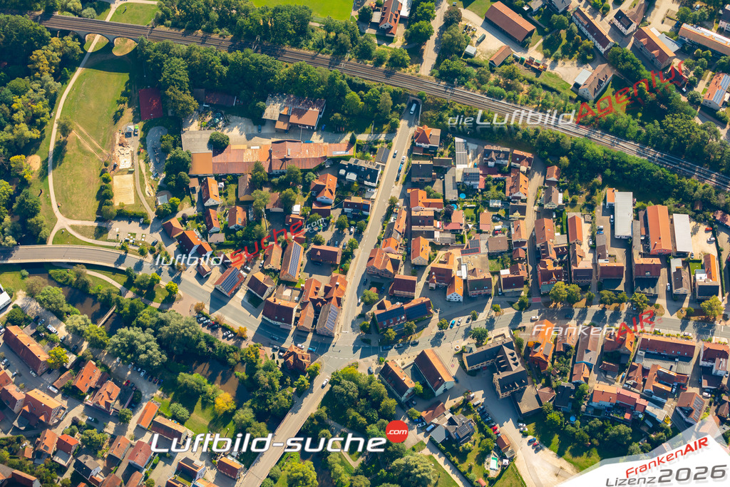 Das Luftbild zeigt : Petersgmünd Georgensgmünd - Die Luftaufnahme wurde 2024 vom UL-Flugzeug aus erstellt ( keine Drohne ) - Hochauflösende Luftaufnahme - Für grossformatige Ausdrucke geeignet. Die Geschenkidee !Mit Lizenz und Bildrechte bestellbar