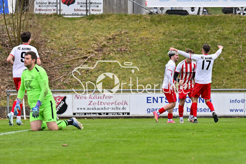 FC Affing - BC Aichach | Jubel nach 1-1