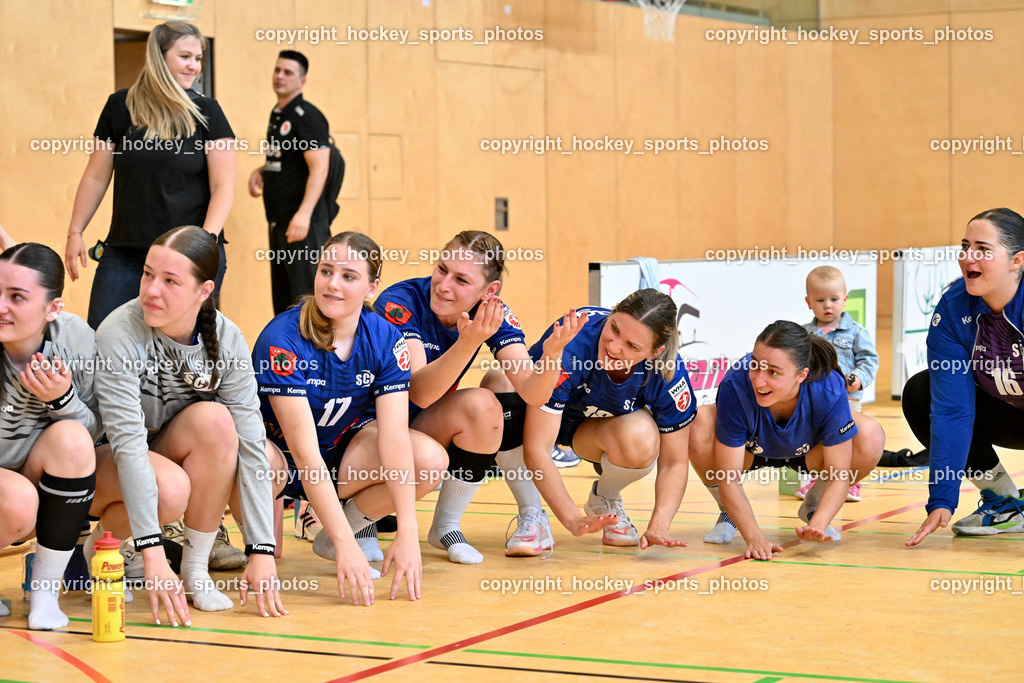 SC Ferlach vs. WAT Atzgersdorf | SC Ferlach Mannschaft Jubel, SC Ferlach vs. WAT Atzgersdorf, SC Ferlach vs. WAT Atzgersdorf am 12.05.2024 in Ferlach (Ballspielhalle Ferlach), Austria, (Photo by Bernd Stefan)