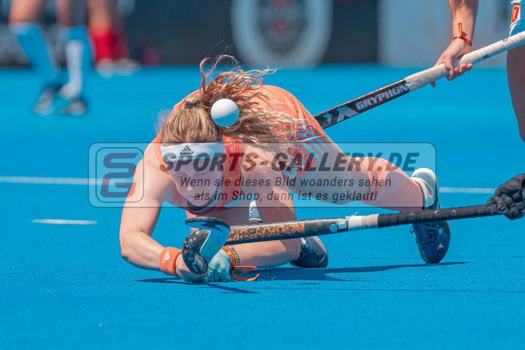 HK_20230711_101123 | Euro Hockey WU18 Spain vs Netherlands Championship Girls &amp; Boys am 11.7.2023 CHTC , Krefeld ,