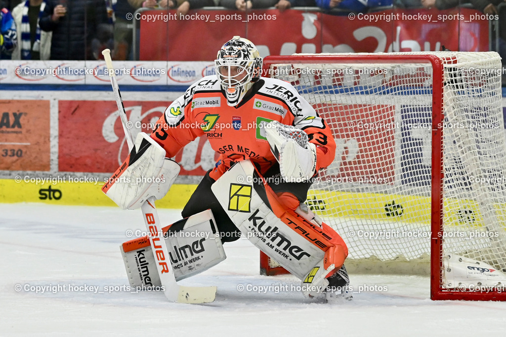 EC IDM WÄRMEPUMPEN VSV vs. MOSER MEDICAL GRAZ99ERS | #33 Maxime Lagacé Graz 99ers, EC IDM WÄRMEPUMPEN VSV vs. MOSER MEDICAL GRAZ99ERS, EC IDM WÄRMEPUMPEN VSV vs. MOSER MEDICAL GRAZ99ERS am 17.03.2026 in Villach (Stadthalle Villach), Austria, (Photo by Bernd Stefan)