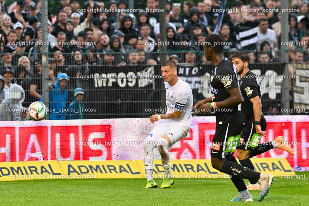 SAK vs. SK Sturm 22.7.2023 | #24 Zoran Vukovic, #44 Amadou Dante