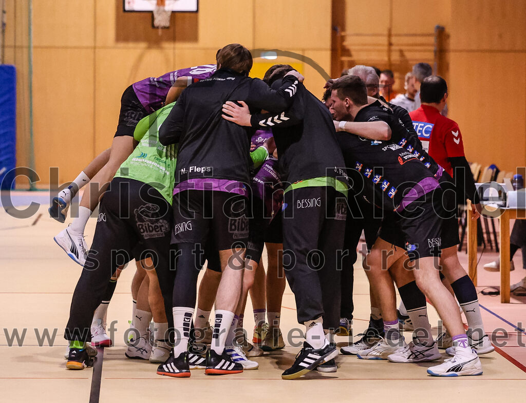 2025-02-15_006_SpVgg_Altenerding_gegen_SVW_Burghausen | Erding, Deutschland, 15.02.2025:Handball, Bezirksoberliga Männer 2024 / 2025, 16. Spieltag, SpVgg Altenerding gegen SVW Burghausen, Endergebnis: 32:31Foto: Christian Riedel / fotografie-riedel.net