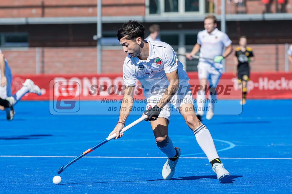HK_20231001_104918 | 1.Bundesliga Herren Crefelder HTC - Harvestehuder THC am 1.10.2023 CHTC, Krefeld , Martin Ignacio Ferreiro ( Crefelder HTC #18 )