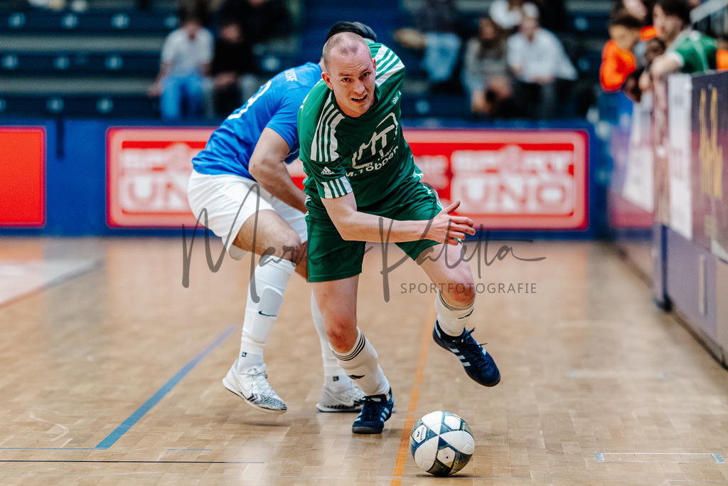 47. Stadtmeisterschaften im Hallenfußball 2025, Vorrunde | Stadtmeisterschaften im Hallenfußball 2025, Vorrunde, Sporthalle Berg Fidel in Münster. Foto: sportfotografie.ms | Markus Paletta - Realisiert mit Pictrs.com
